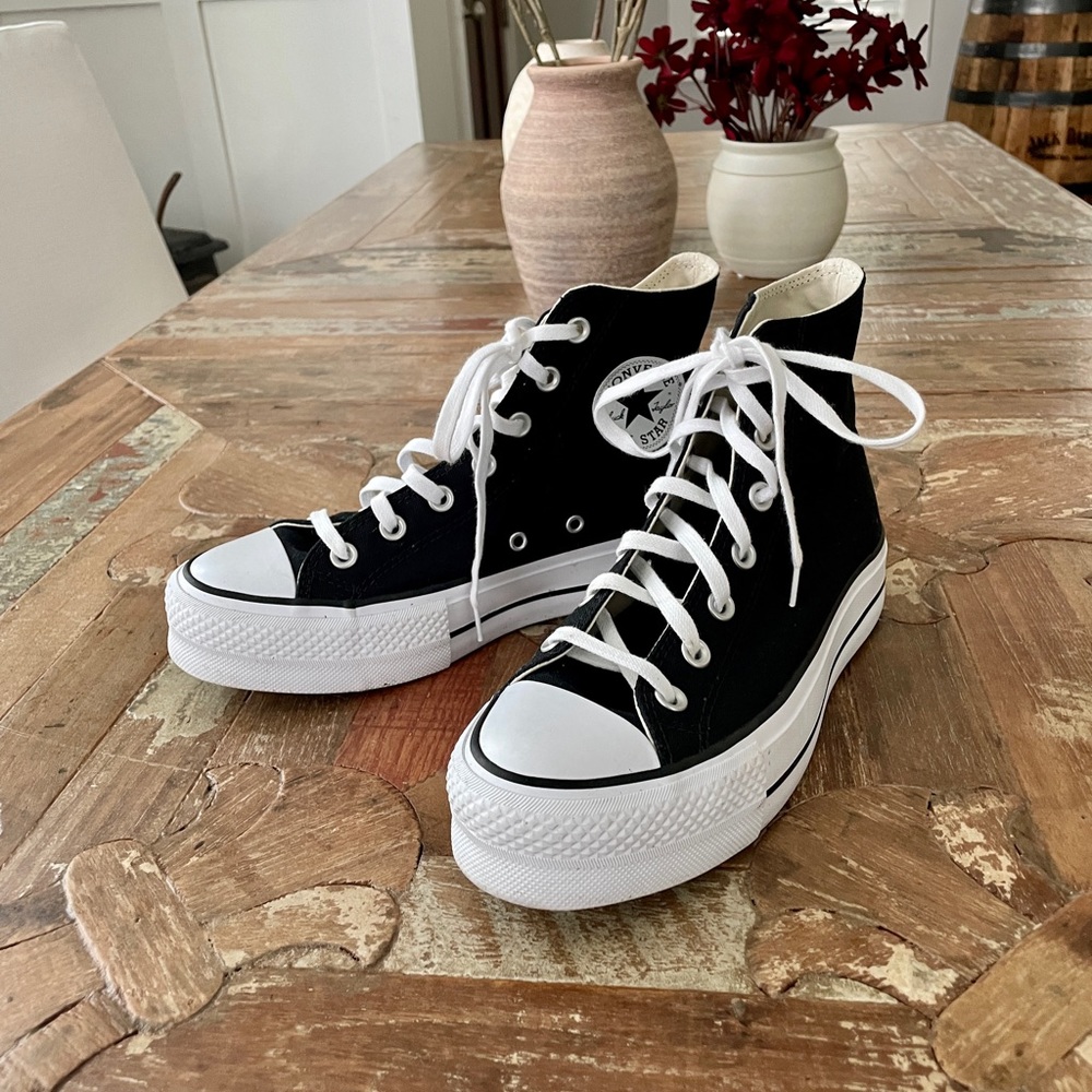 Converse platform high tops